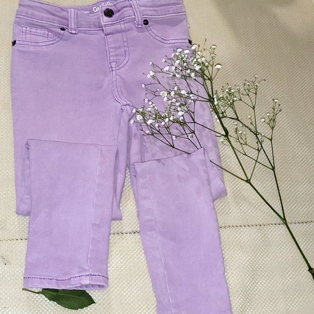 GIRLS CAT & JACK PURPLE SKINNY JEANS 💜